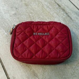 MZ Wallace Zip Round Pouch Apple & mushroom